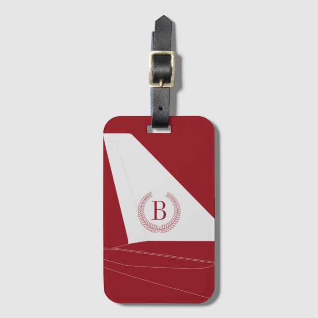 Etiqueta De Bagagem Jet-Setter (Frente Vertical)