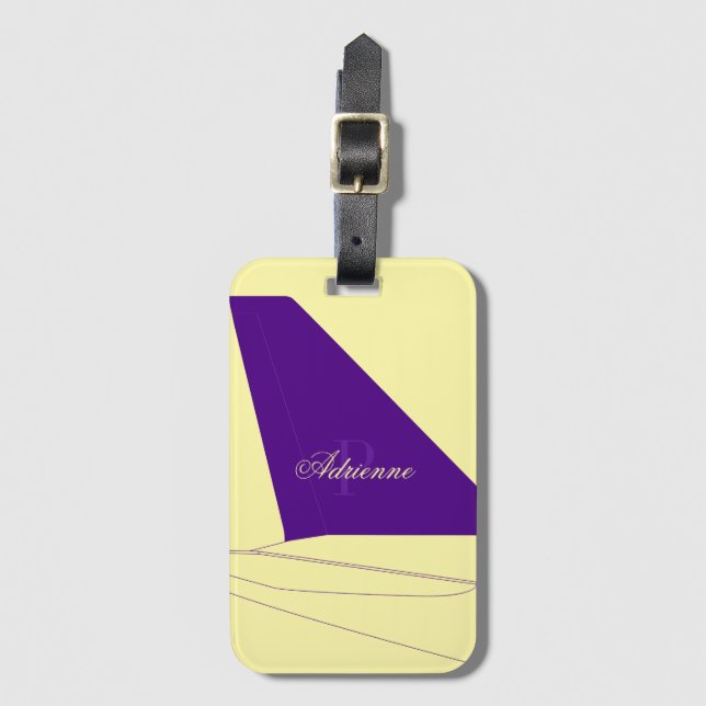 Etiqueta De Bagagem Jet-Setter (Frente Vertical)