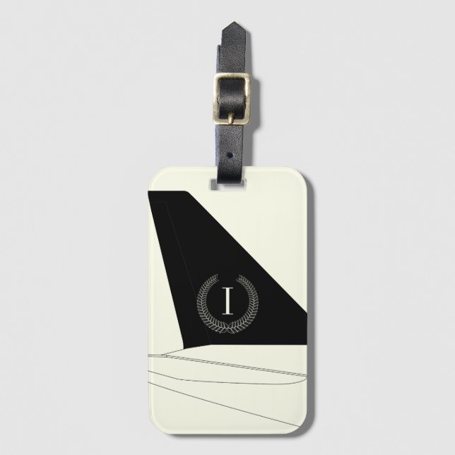 Etiqueta De Bagagem Jet-Setter (Frente Vertical)