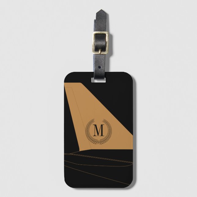 Etiqueta De Bagagem Jet-Setter (Frente Vertical)