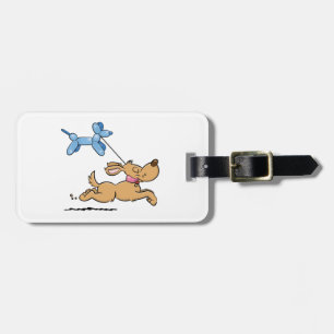 Etiqueta De Bagagem Jogando o cão