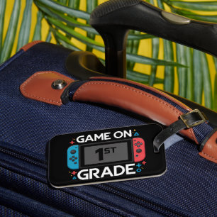 Etiqueta De Bagagem Jogo Ativado 1ª Série Volta às Aulas Gamer Diverti