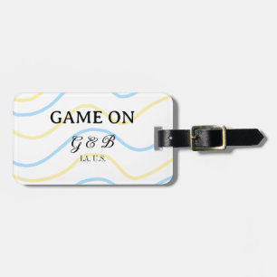 Etiqueta De Bagagem Jogo ativado adicionar nome do casal festa de casa
