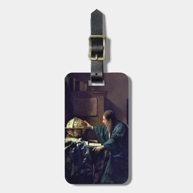 Etiqueta De Bagagem Johannes Vermeer - O Astronomer (Frente Vertical)