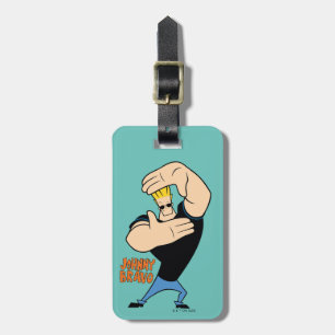 Etiqueta De Bagagem Johnny Bravo Picture Frame Pose