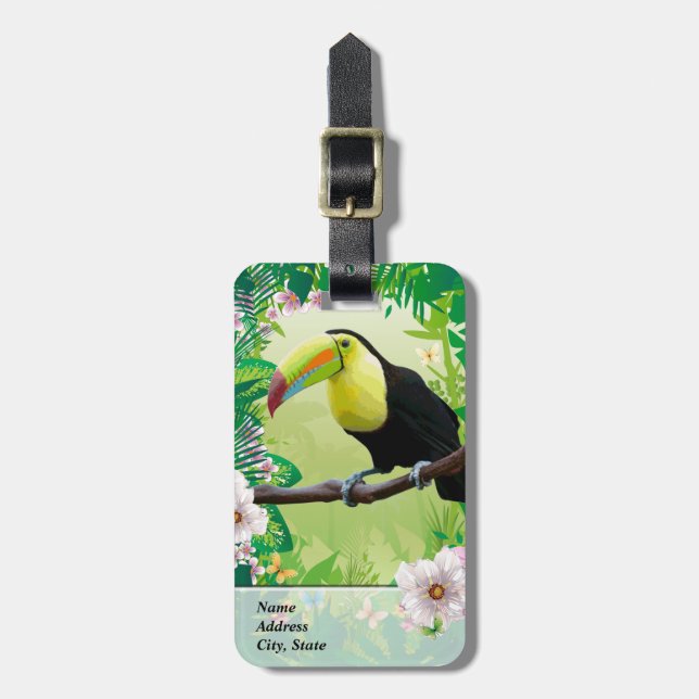 Etiqueta de Bagagem Jungle 2 (Frente Vertical)
