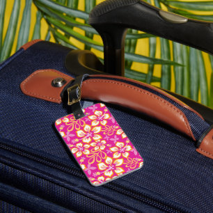 ETIQUETA DE BAGAGEM JUNGLE SURF (COMBO ROSA CLARO)