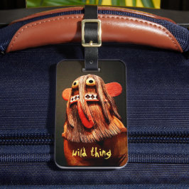 Etiqueta De Bagagem Kachina Doll Face Foto Wild Thing Cute Legal Engra