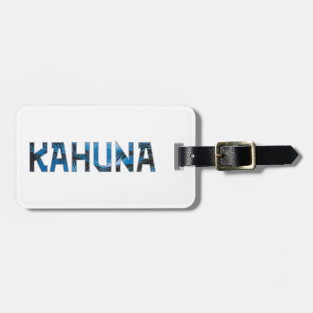 Etiqueta De Bagagem Kahuna (Frente Horizontal)