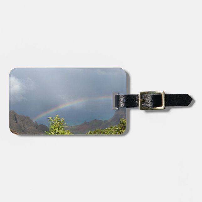 Etiqueta De Bagagem Kalalau Rainbow (Frente Horizontal)