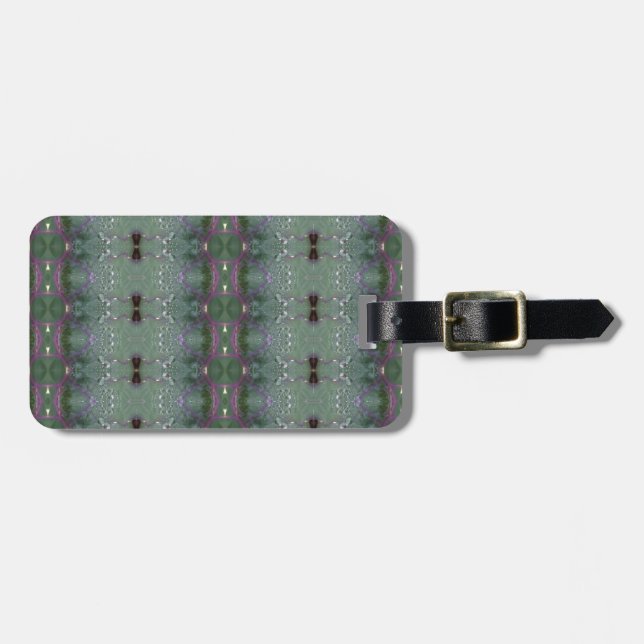 Etiqueta De Bagagem Kale Ikat 3 (Frente Horizontal)