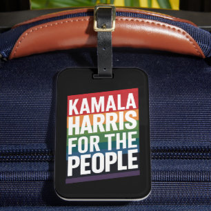 Etiqueta De Bagagem Kamala Harris Orgulho gay LGBTQ - Presente Engraça