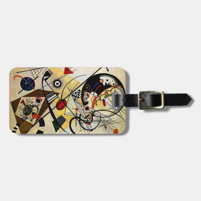Etiqueta De Bagagem Kandinsky - Linha transversal (Frente Horizontal)