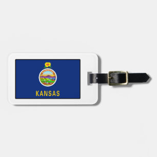 Etiqueta De Bagagem Kansas