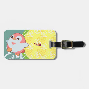 Etiqueta De Bagagem Kawaii Penguin