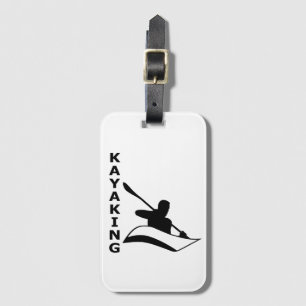 Etiqueta De Bagagem Kayaking
