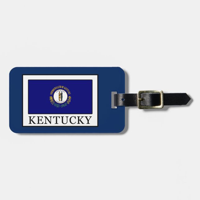 Etiqueta De Bagagem Kentucky (Frente Horizontal)
