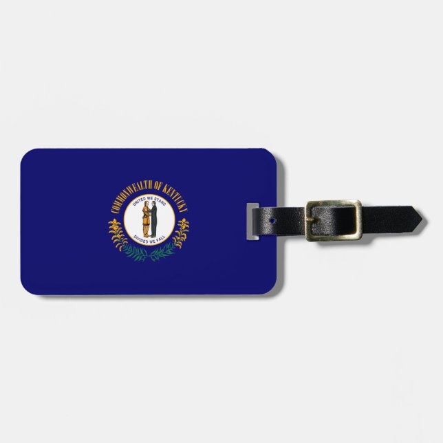 Etiqueta De Bagagem Kentucky State Flag Design (Frente Horizontal)