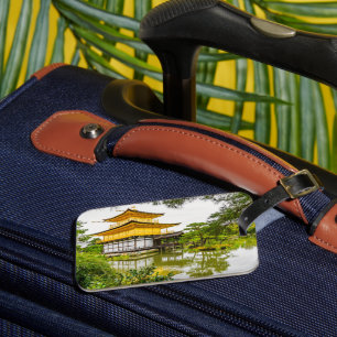 Etiqueta De Bagagem Kinkaku-ji, o pavilhão de ouros, Kyoto