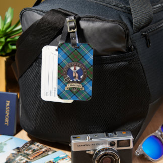 Etiqueta de Bagagem Kirkpatrick Crest & Tartan