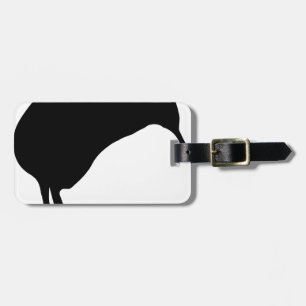 Etiqueta De Bagagem Kiwi Silhouette