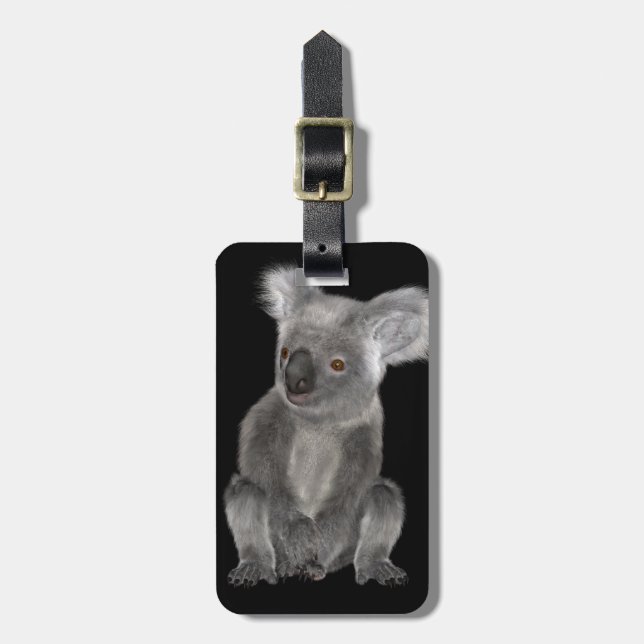 Etiqueta De Bagagem Koala Bear (Frente Vertical)