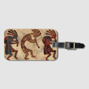 Etiqueta De Bagagem Kokopelli Trio