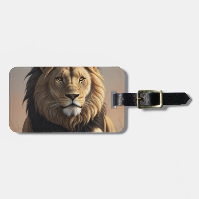 Etiqueta De Bagagem König der Savanne (Frente Horizontal)