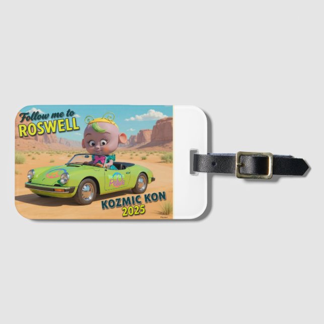 Etiqueta de bagagem Konvention (Frente Horizontal)