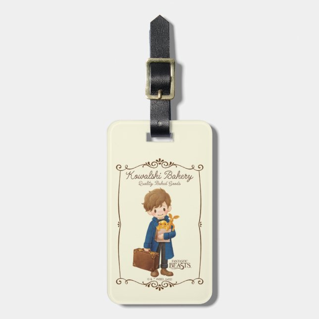 Etiqueta De Bagagem Kowalski Bakery - Newt Scamander (Frente Vertical)