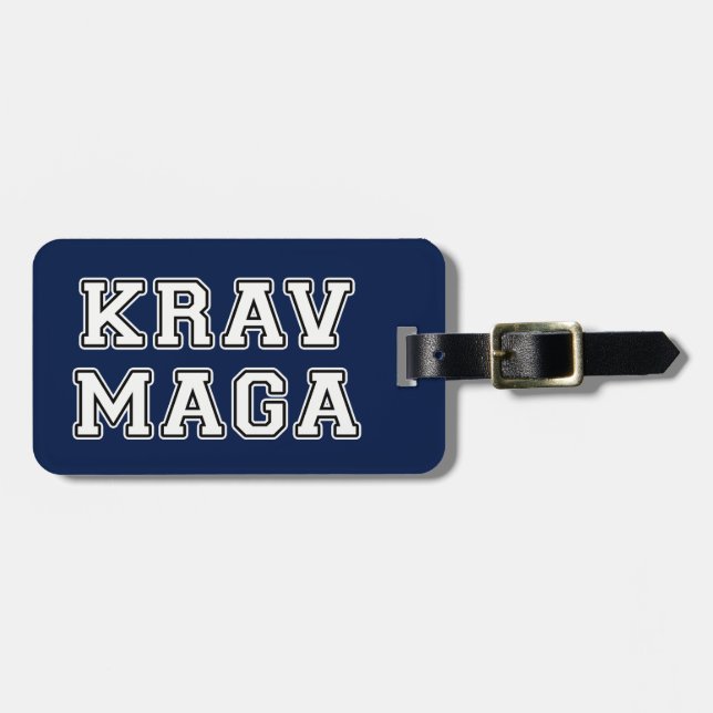 Etiqueta De Bagagem Krav Maga (Frente Horizontal)