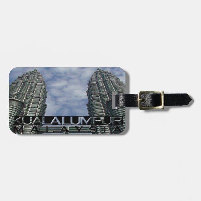 Etiqueta De Bagagem Kuala Lumpur (Frente Horizontal)
