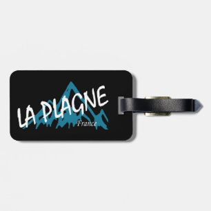 Etiqueta De Bagagem La Plagne França Montanhas