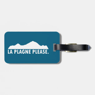 Etiqueta De Bagagem La Plagne França Por favor