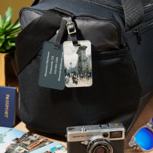 Etiqueta De Bagagem La Porte de San Denis