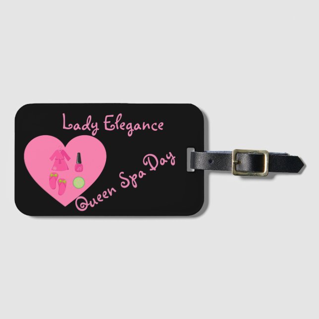 ETIQUETA DE BAGAGEM LADY ELEGANCE COLLECTION (Frente Horizontal)
