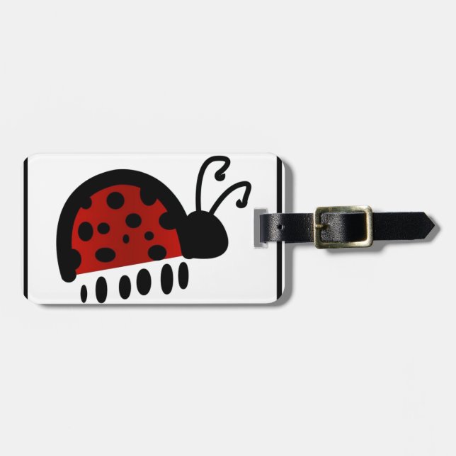Etiqueta De Bagagem Ladybird (Frente Horizontal)