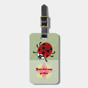 Etiqueta De Bagagem Ladybug de sete pontas