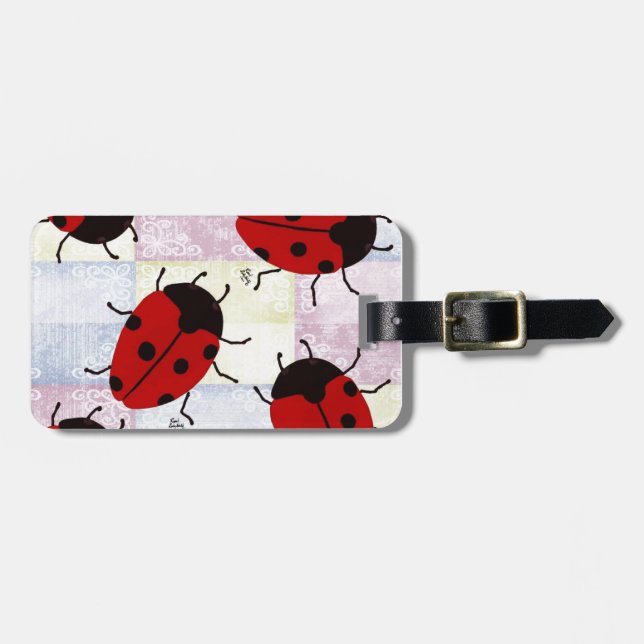 ETIQUETA DE BAGAGEM LADYBUGS (Frente Horizontal)