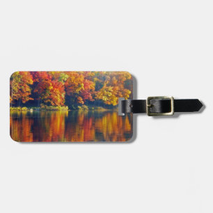 Etiqueta De Bagagem Lago Autumn