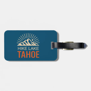 Etiqueta De Bagagem Lago Hike Tahoe Sunburst