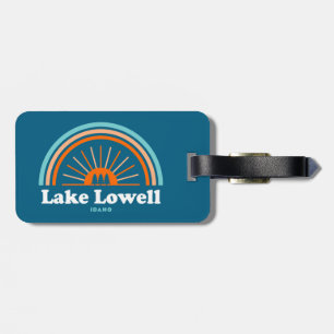 Etiqueta De Bagagem Lago Lowell Idaho Rainbow