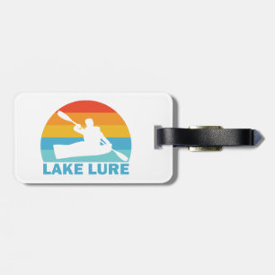Etiqueta De Bagagem Lago Lure North Carolina Kayak