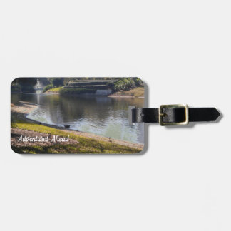 Etiqueta De Bagagem Lago Personalizado e Pedra