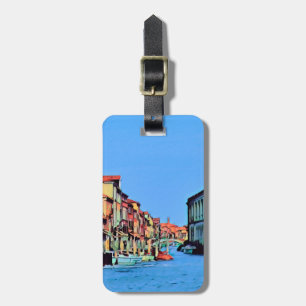 Etiqueta De Bagagem Lagoa veneziana - MURANO - vista