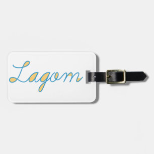 Etiqueta De Bagagem Lagom Sweden