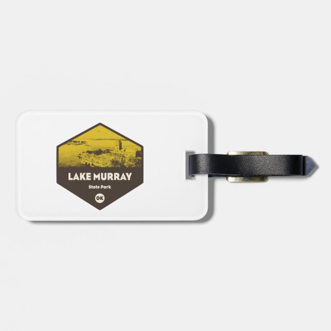 Etiqueta De Bagagem Lake Murray State Park Oklahoma (Traseira Horizontal)