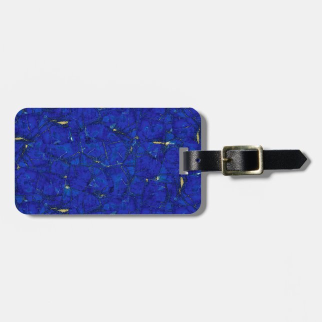 Etiqueta De Bagagem Lapis Lazuli (Frente Horizontal)
