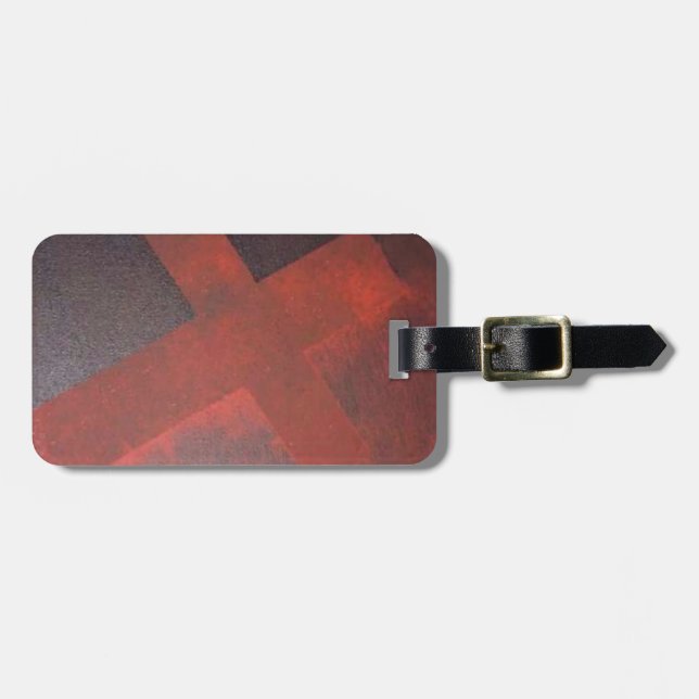 Etiqueta De Bagagem Lavado no sangue (Frente Horizontal)