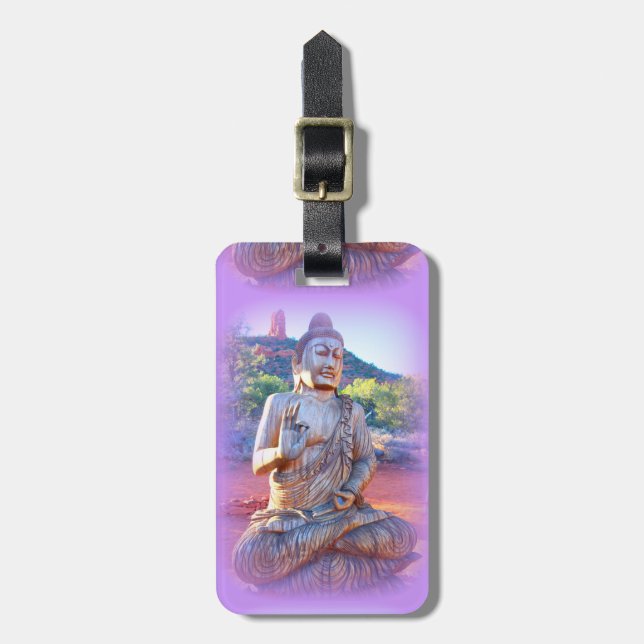 Etiqueta De Bagagem lavanda buddha (Frente Vertical)